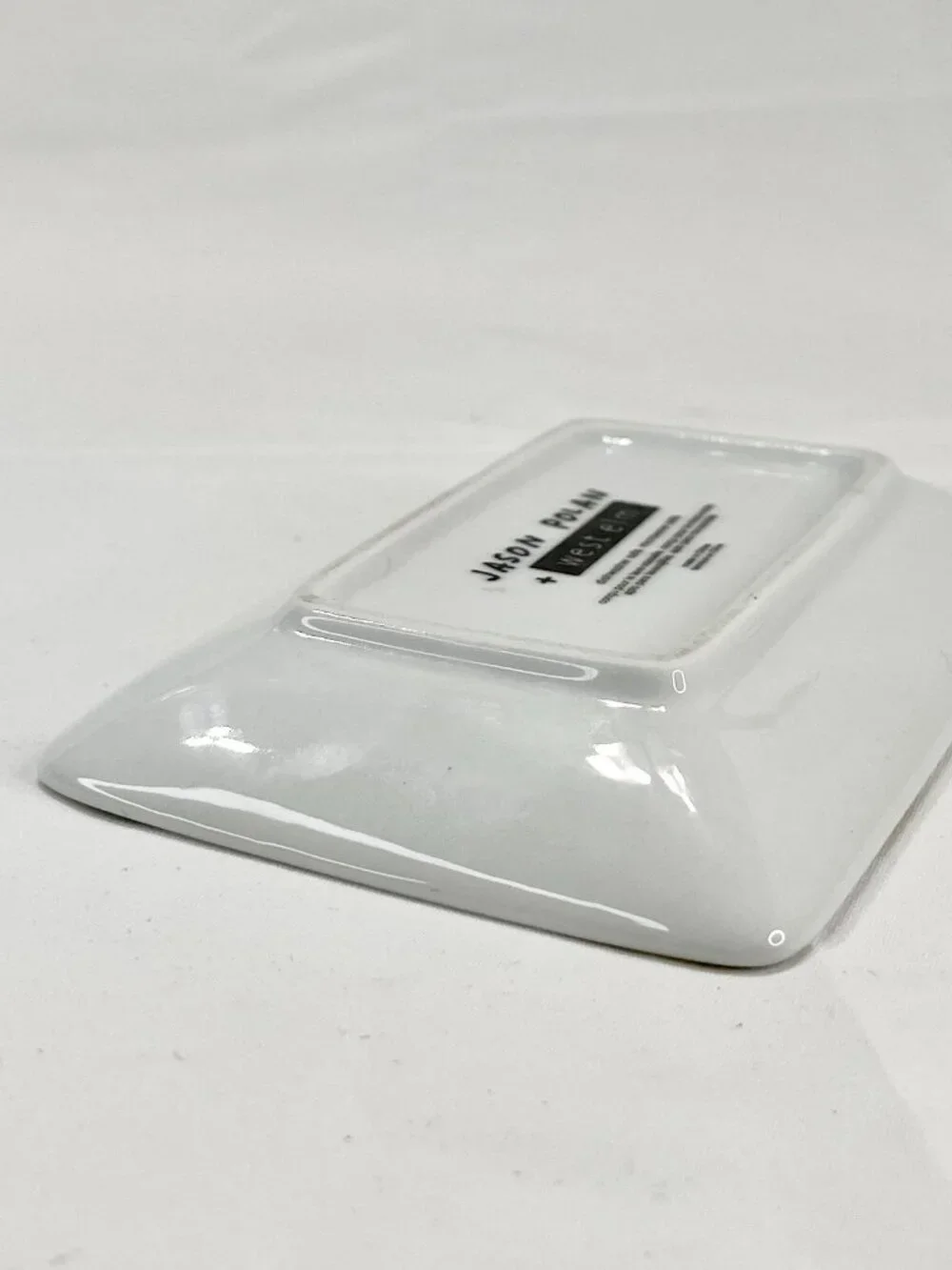 Jason Polan + West Elm Canape Plate Dapper Penguin Rectangular Trinket Dish